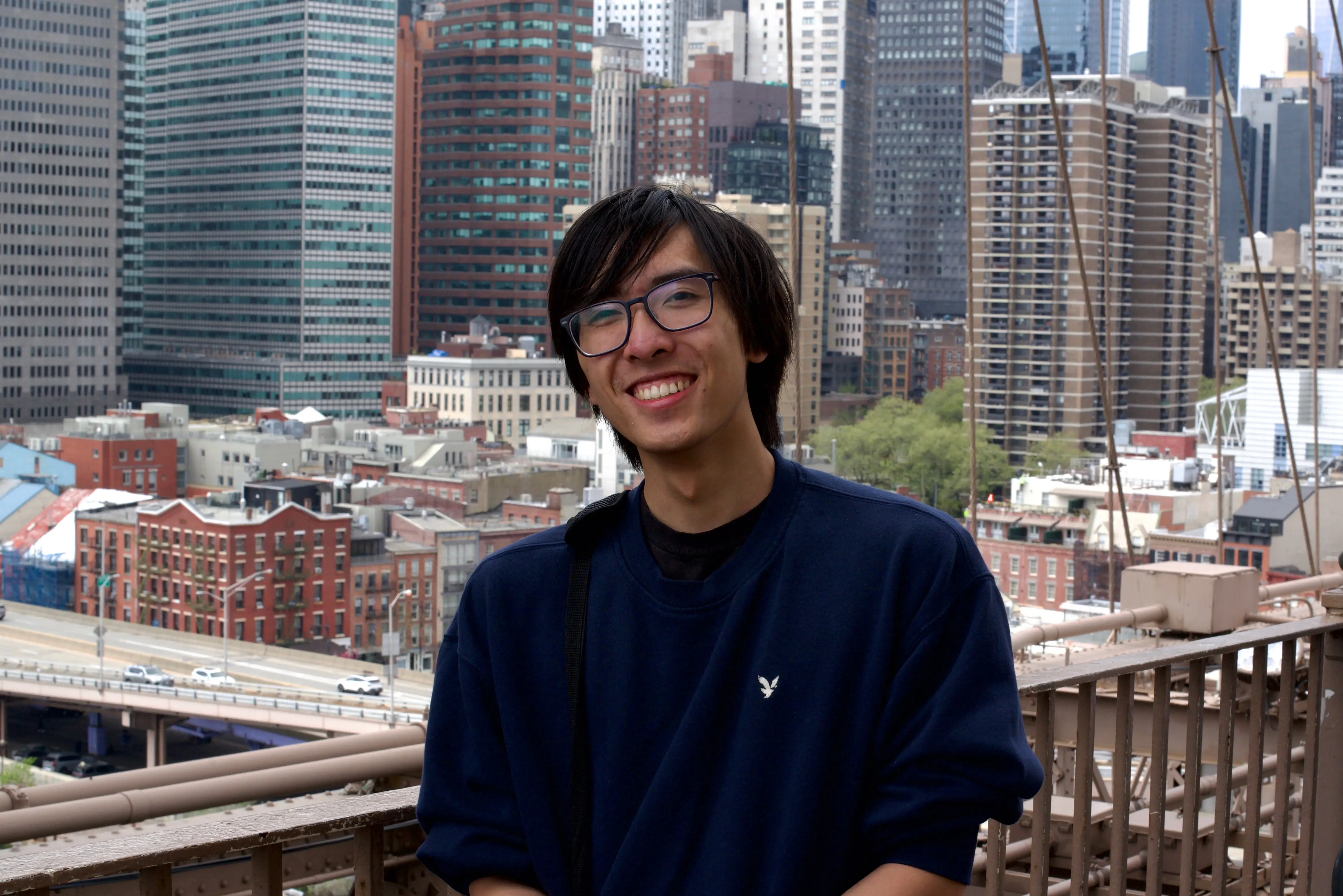 Me at the Brookyln Bridge.